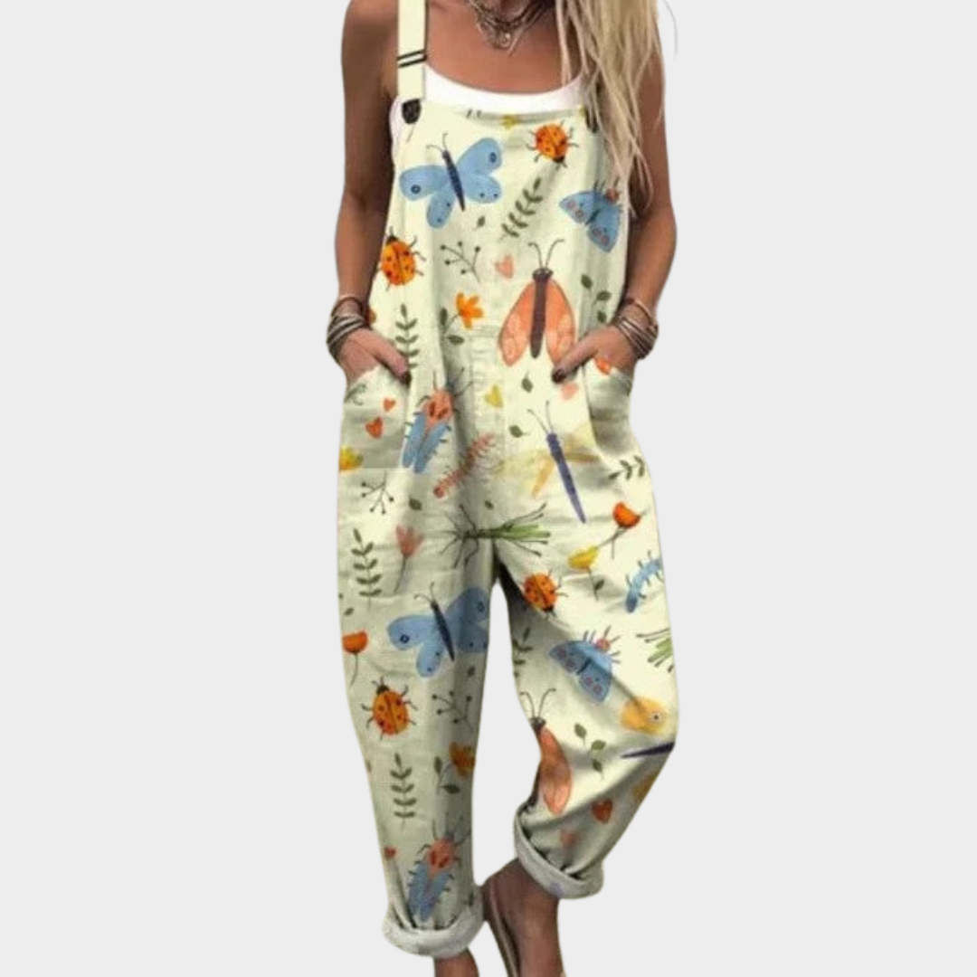 Helena | Entspanntes Bedrucktes Jumpsuit