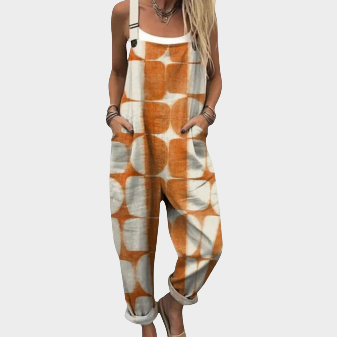 Marie | Lässiger Bedruckter Jumpsuit