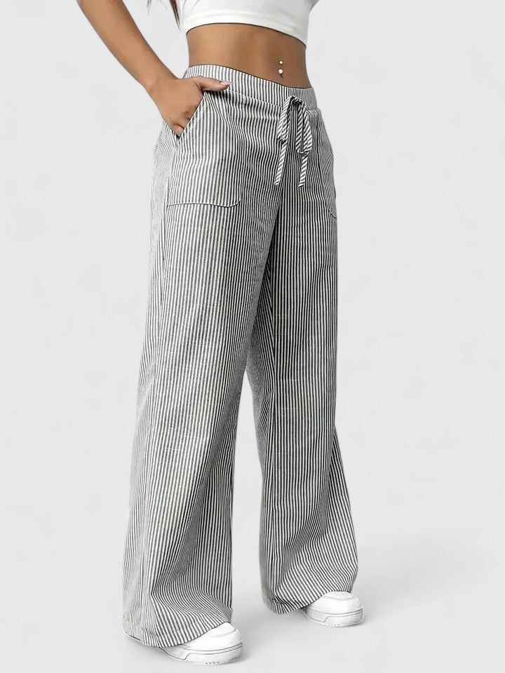 Birgit | Bequeme Weite Hose mit Eleganten Details