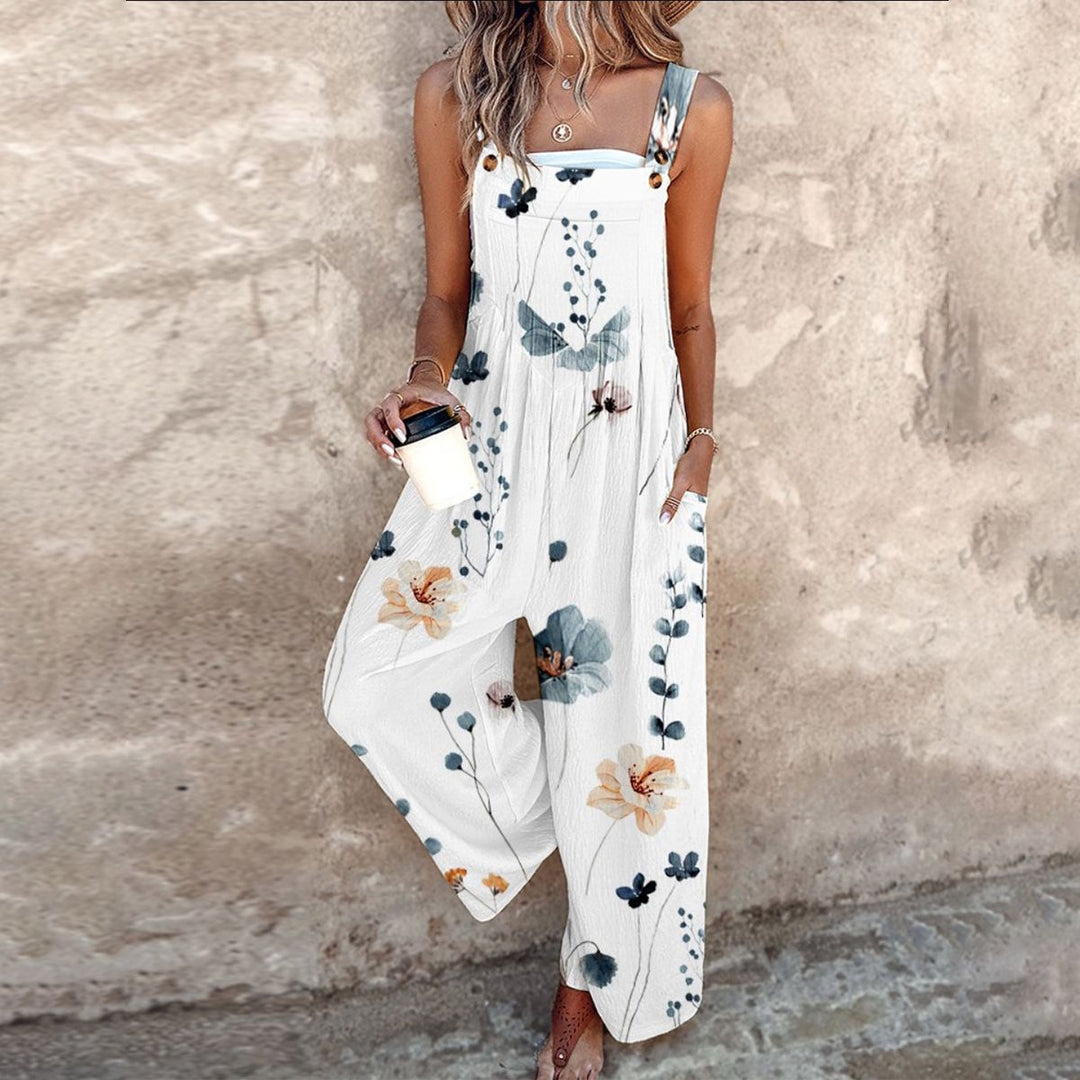 Perle | Entspannt bedruckter Jumpsuit
