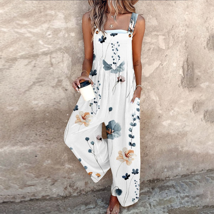 Perle | Entspannt bedruckter Jumpsuit