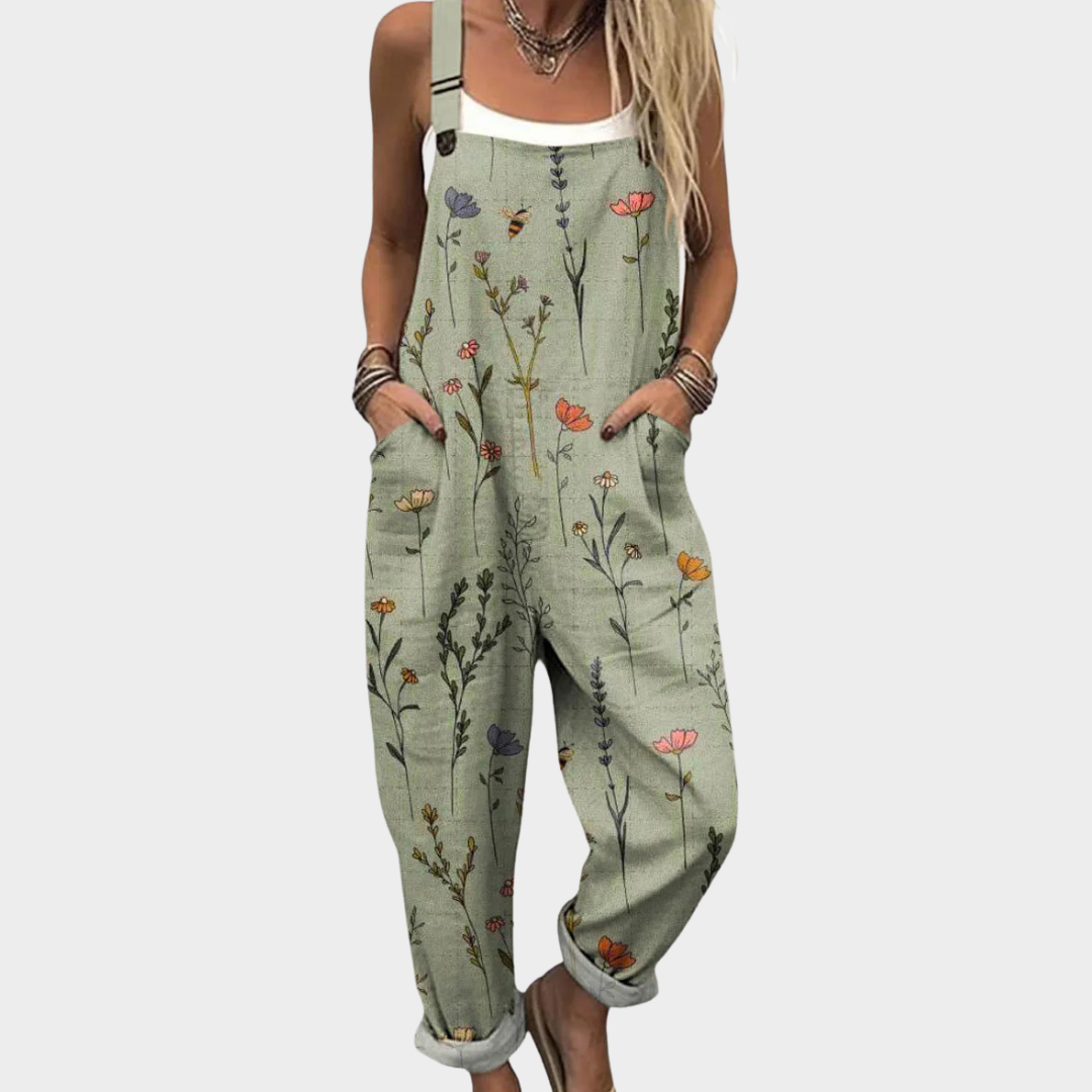 Eleonore | Lässiger Bedruckter Jumpsuit