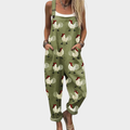 Florenz | Lässiger Bedruckter Jumpsuit