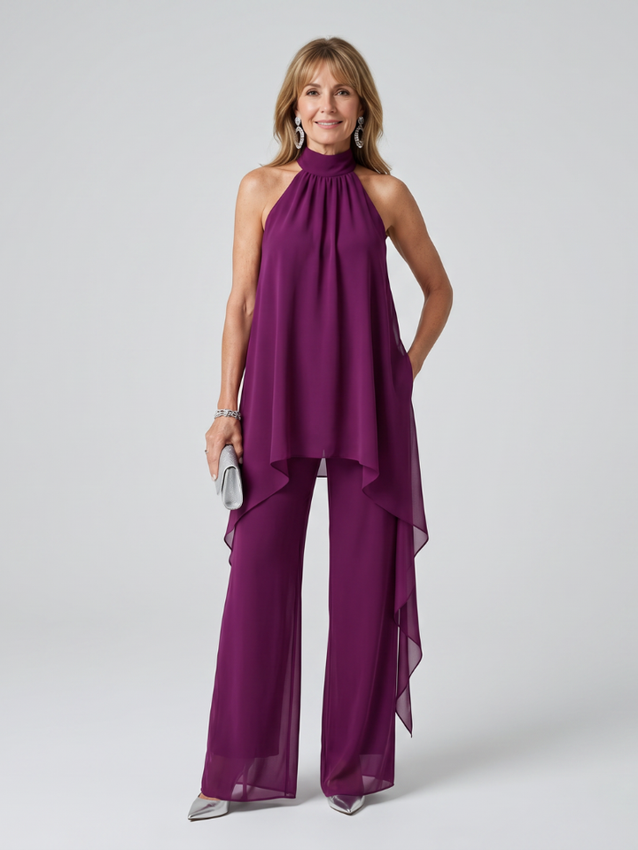 Bearim | Halterneck Asymmetrisches Tunika-Set