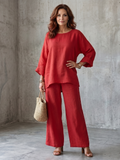 Prue | Oversized Tunika Weite Hose Set