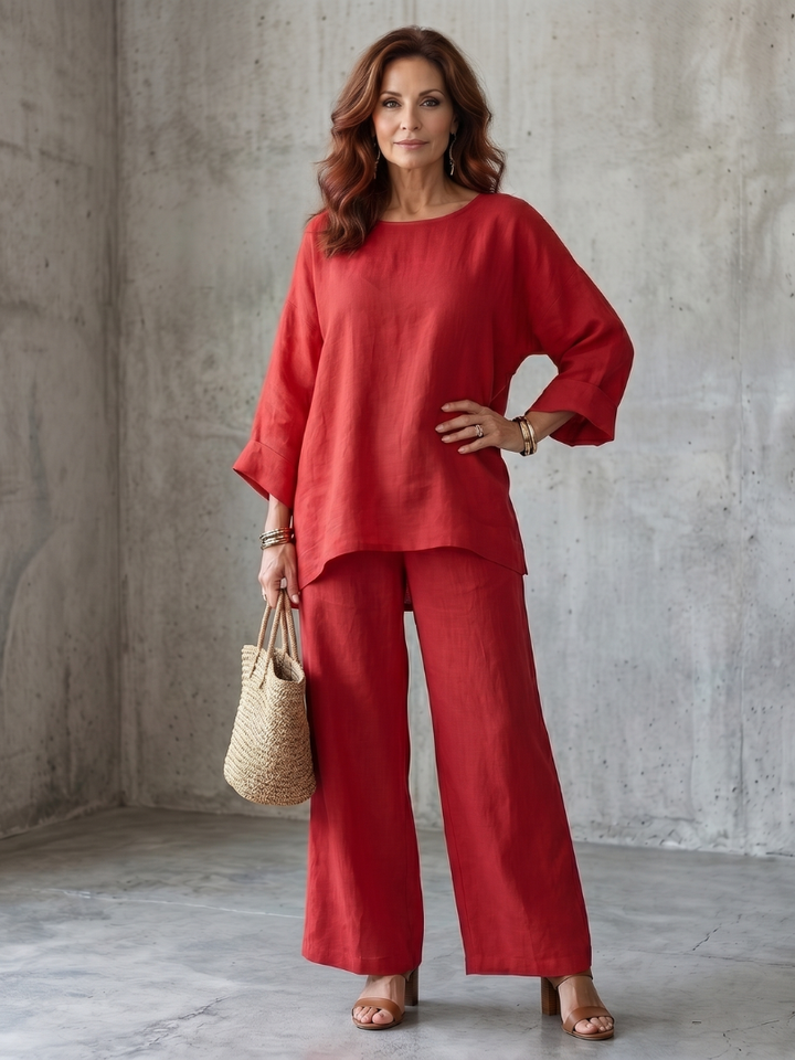 Prue | Oversized Tunika Weite Hose Set