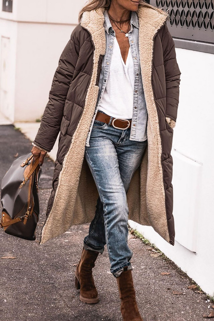 Sophia | Eleganter und Bequemer Wendemantel