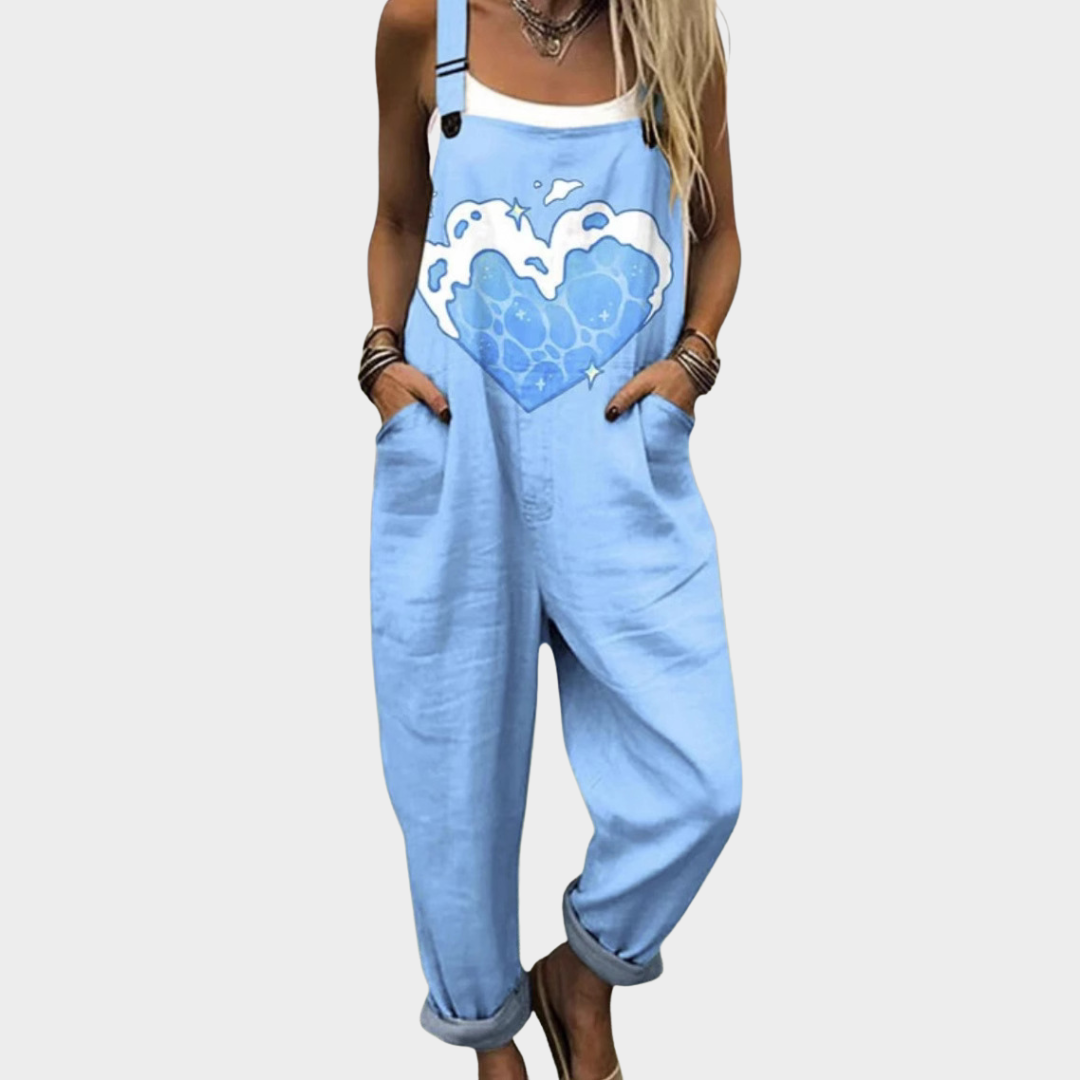 Minou | Entspanntes Bedrucktes Jumpsuit