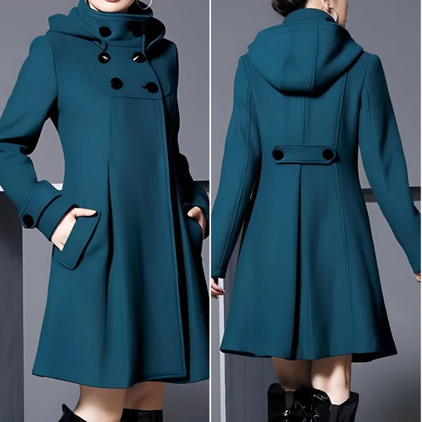 Solvara | Elegante Jacke mit Doppeltaschen und Kapuze