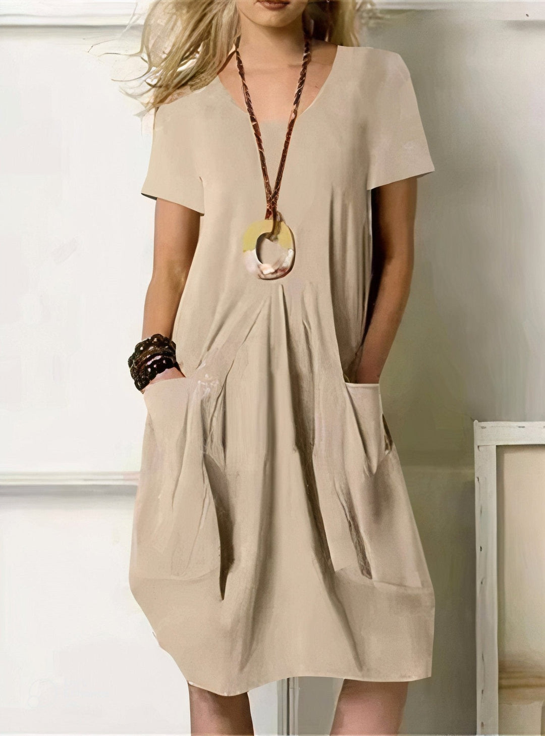 Oriane | Fluides lässiges Maxikleid