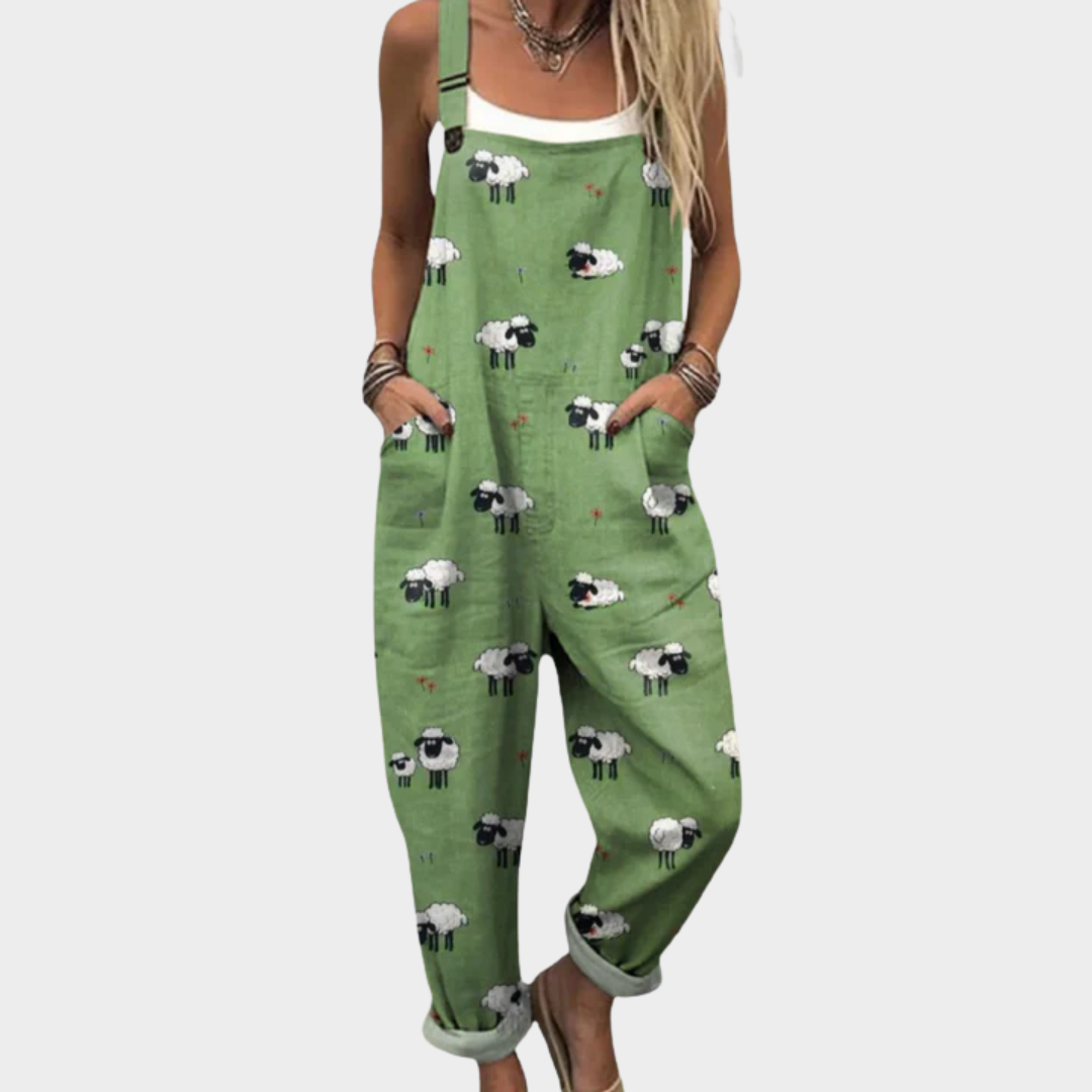 Josephine | Entspanntes Bedrucktes Jumpsuit