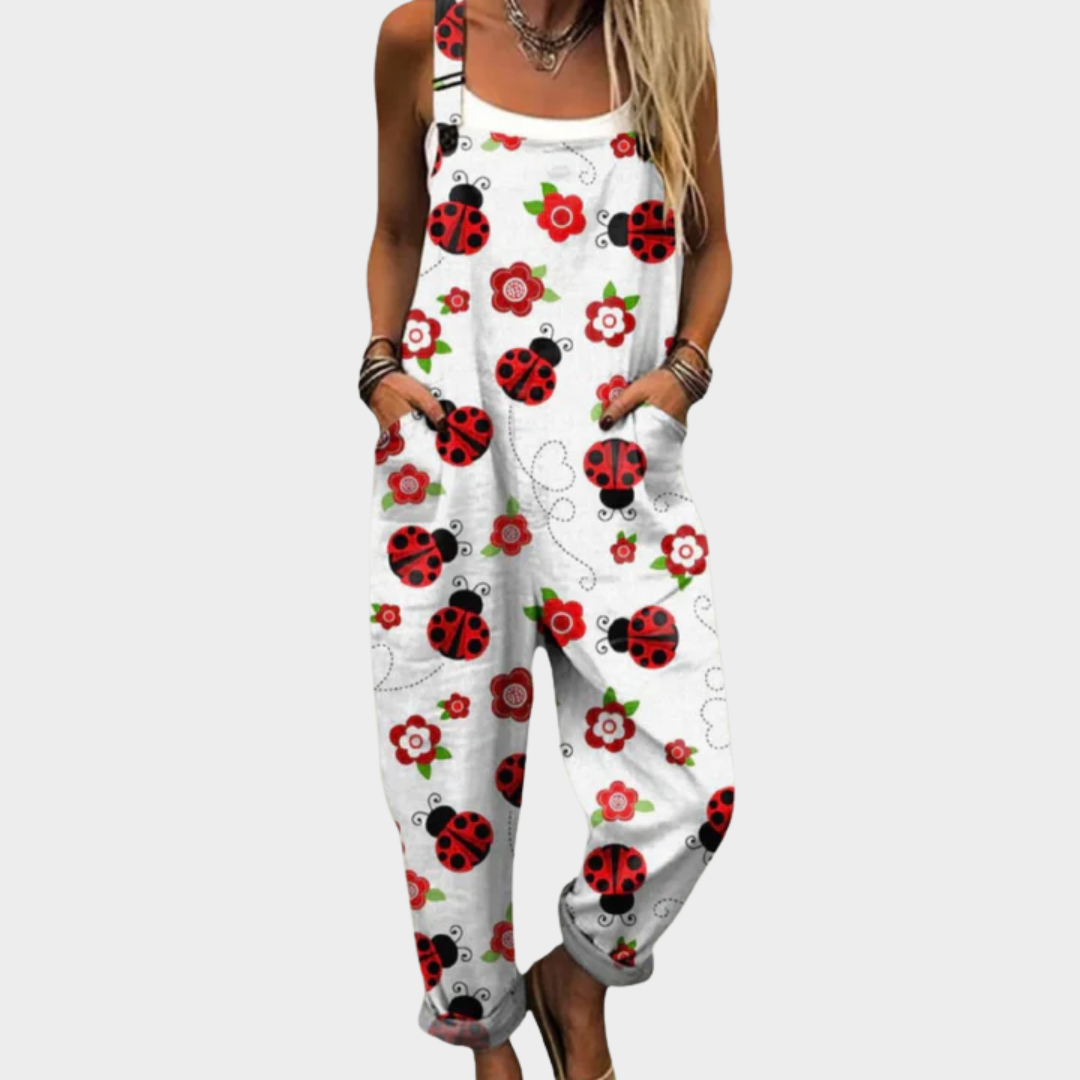 Mae | Entspanntes Bedrucktes Jumpsuit