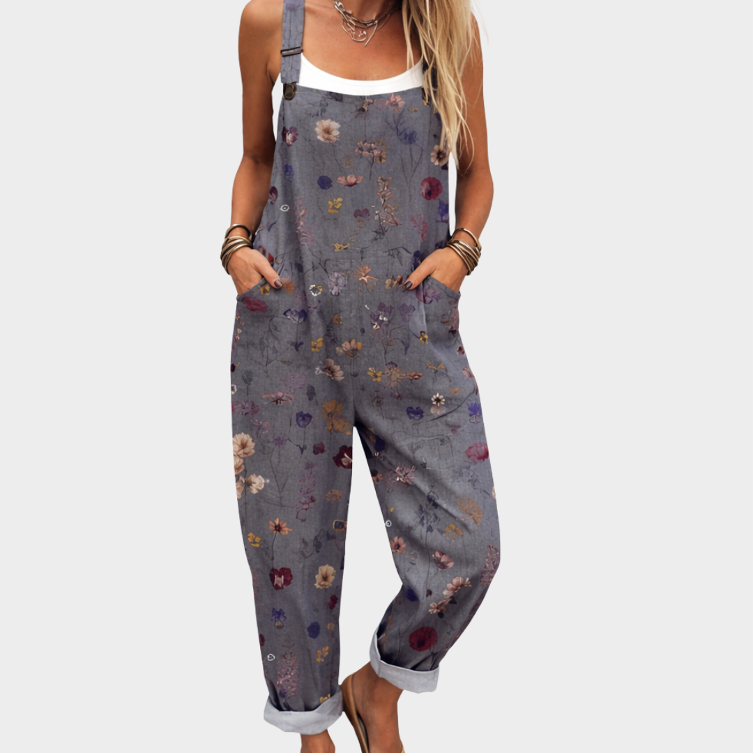 Margot | Entspanntes Bedrucktes Jumpsuit