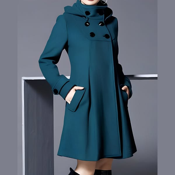 Solvara | Elegante Jacke mit Doppeltaschen und Kapuze