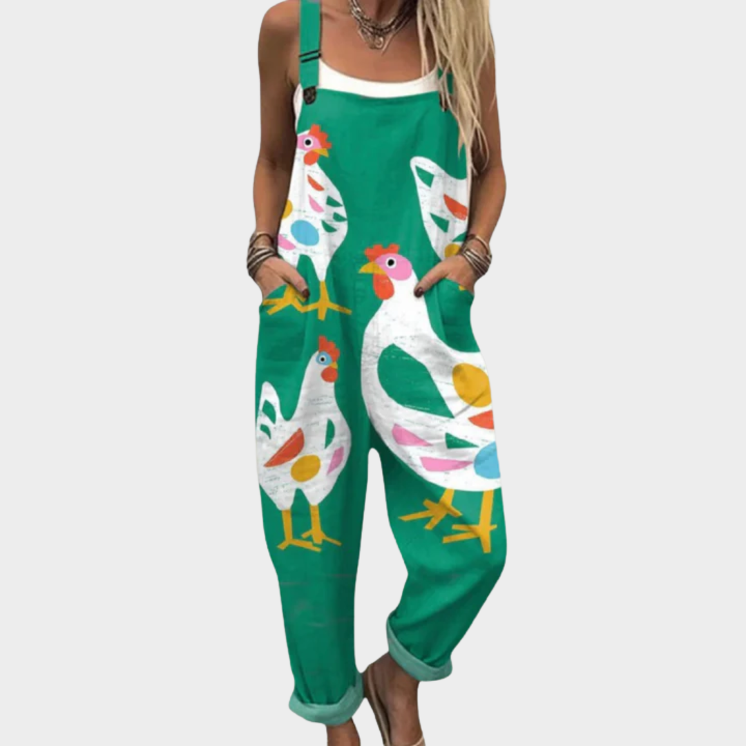 Sophie | Lässiger Bedruckter Jumpsuit