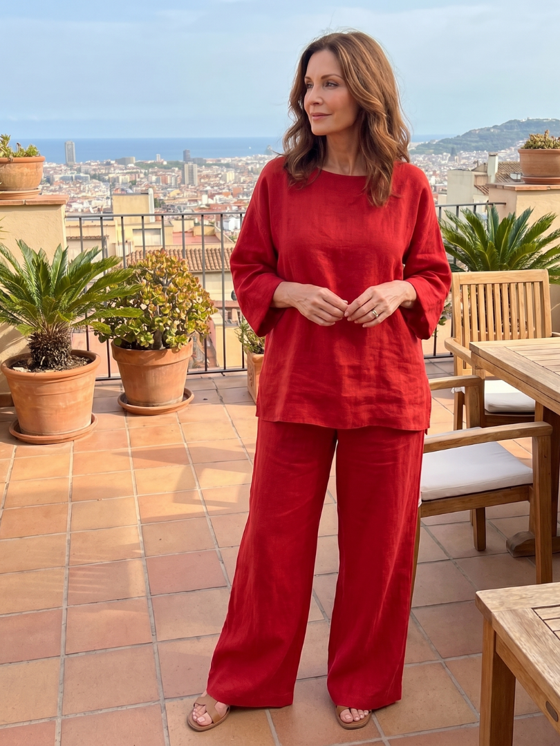 Prue | Oversized Tunika Weite Hose Set