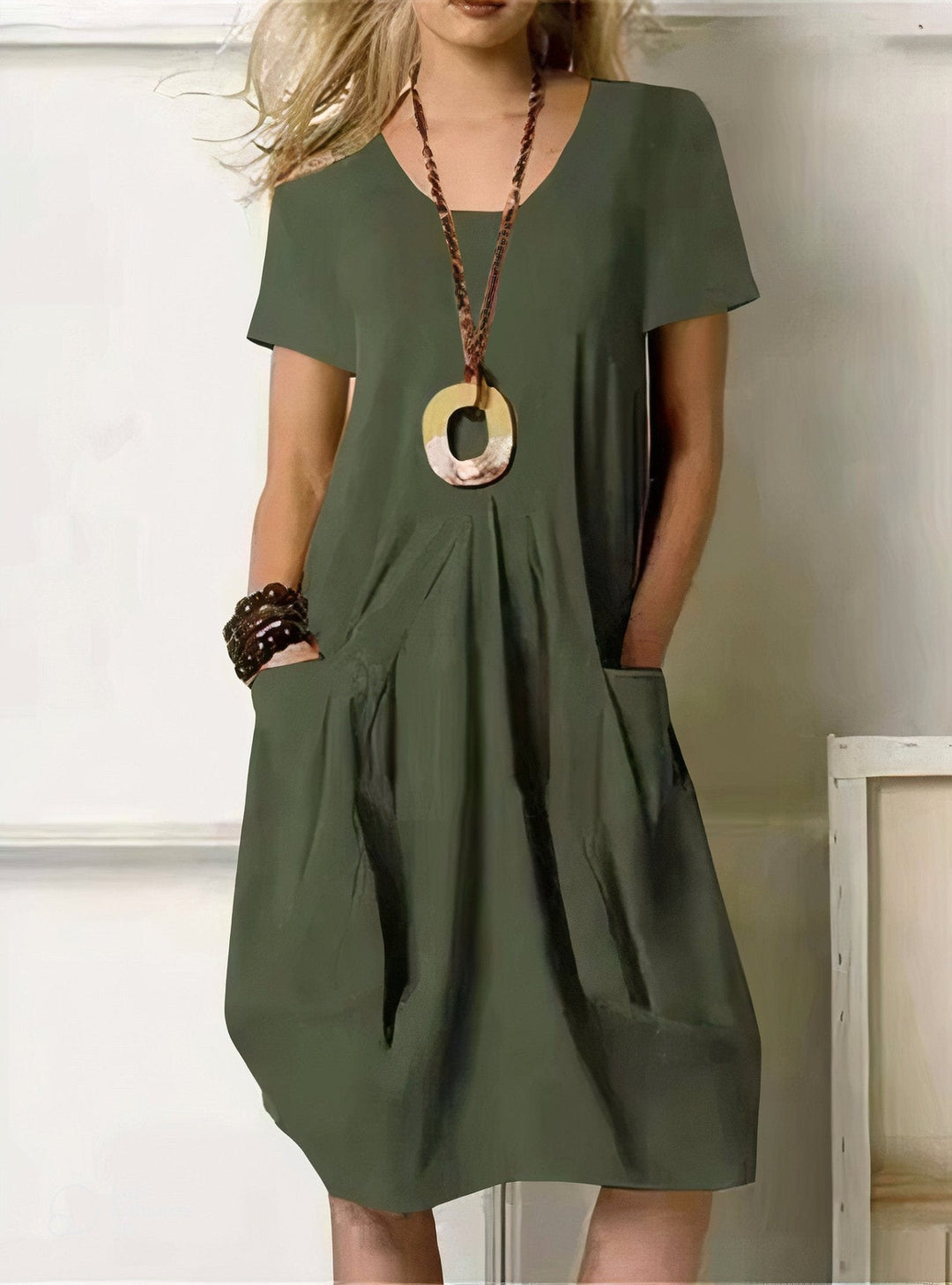 Oriane | Fluides lässiges Maxikleid