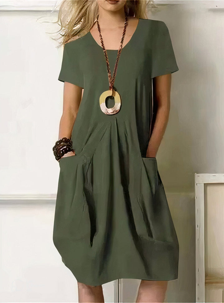 Oriane | Fluides lässiges Maxikleid