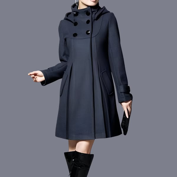 Solvara | Elegante Jacke mit Doppeltaschen und Kapuze