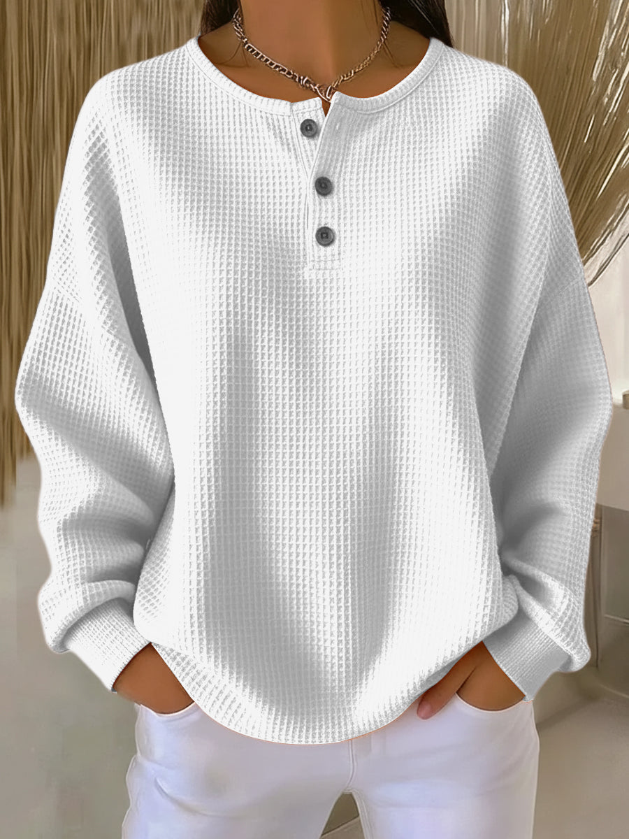 Anne | Lässiges Sweatshirt mit Kragen