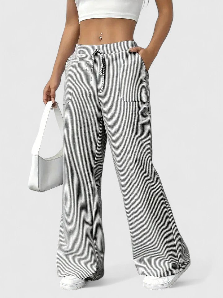 Birgit | Bequeme Weite Hose mit Eleganten Details
