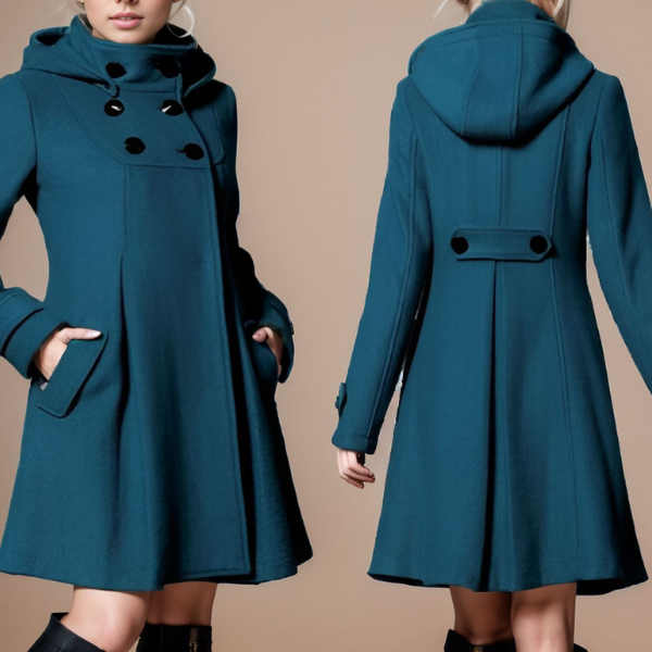 Solvara | Elegante Jacke mit Doppeltaschen und Kapuze