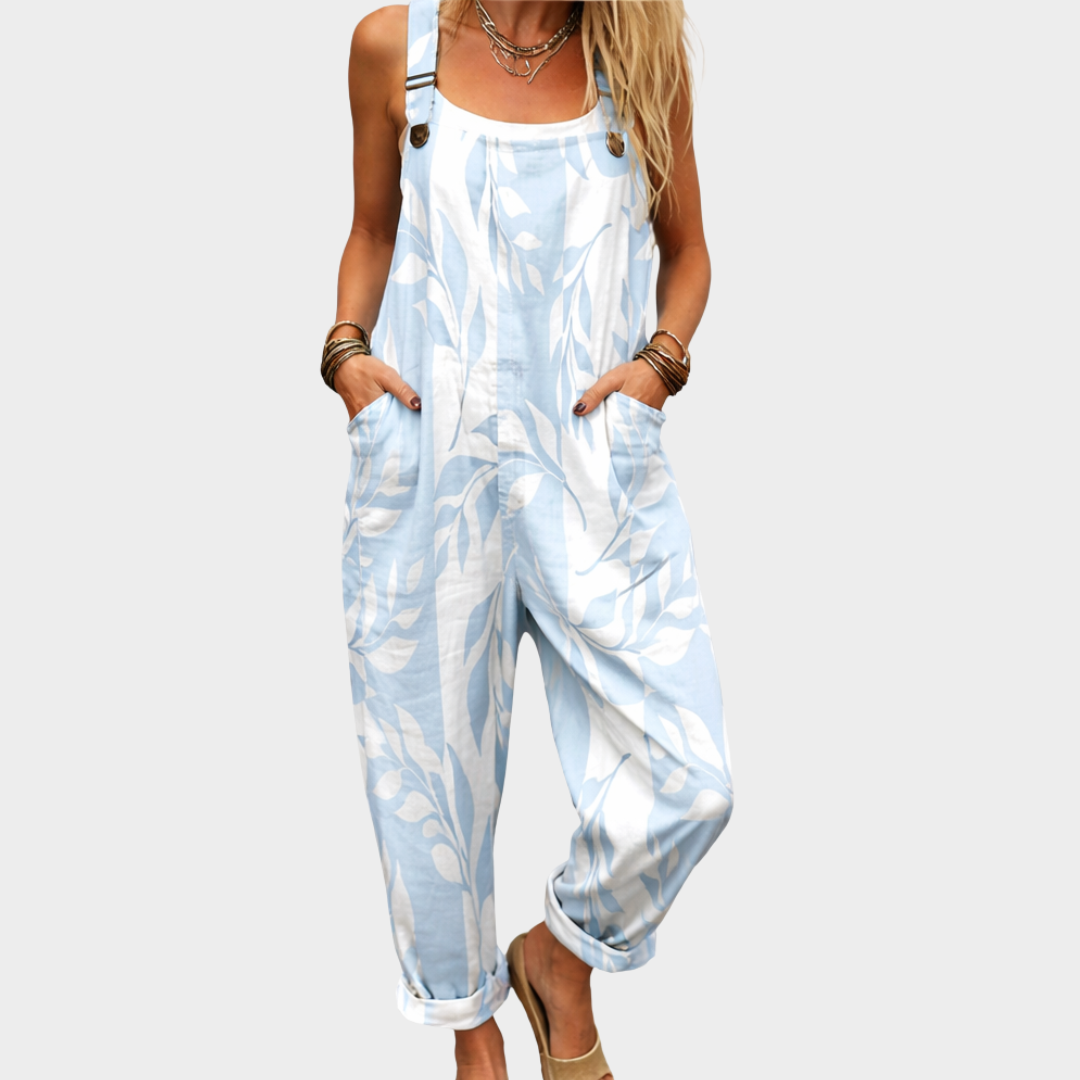 Frederique | Entspanntes bedrucktes Jumpsuit