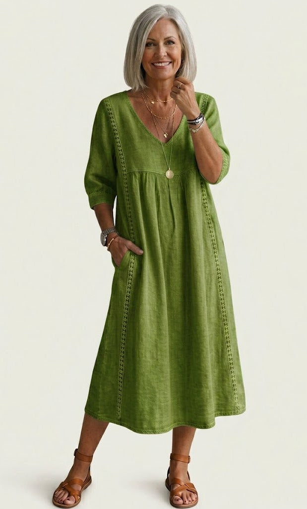 Juliette I Eleganz A-Linie Maxikleid
