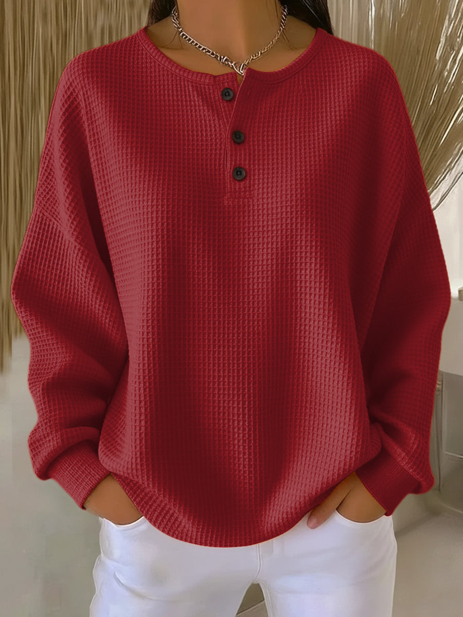 Anne | Lässiges Sweatshirt mit Kragen