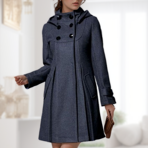 Solvara | Elegante Jacke mit Doppeltaschen und Kapuze