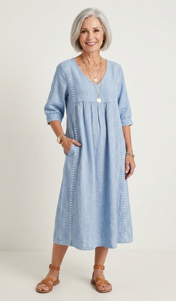 Juliette I Eleganz A-Linie Maxikleid