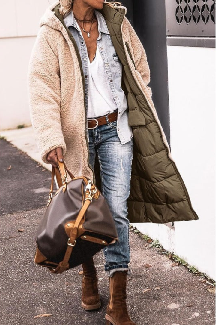 Sophia | Eleganter und Bequemer Wendemantel