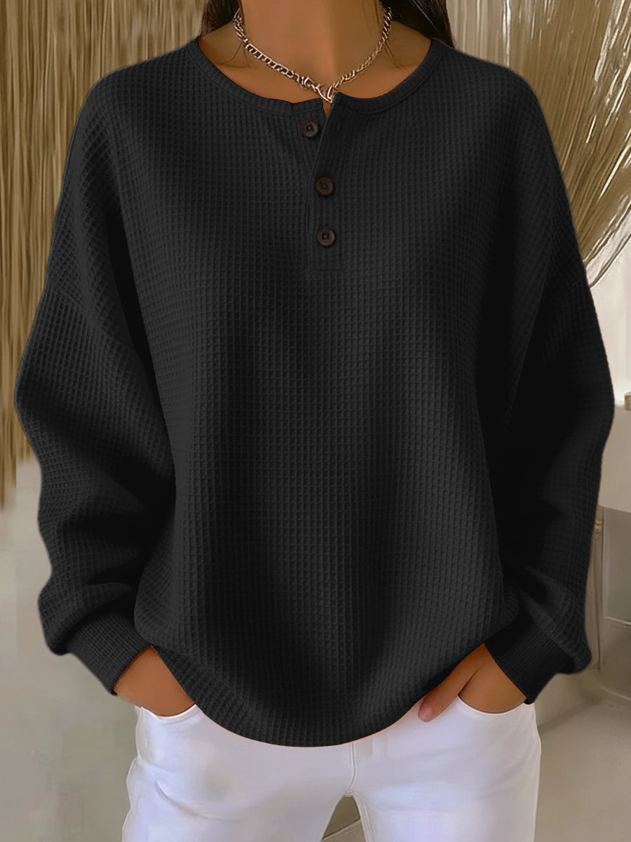 Anne | Lässiges Sweatshirt mit Kragen