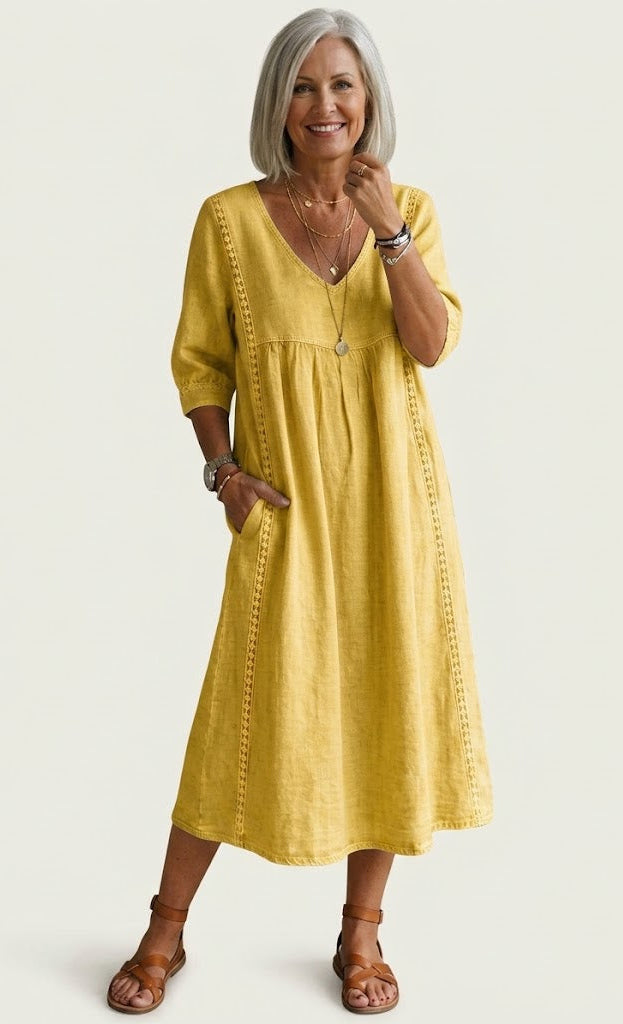 Juliette I Eleganz A-Linie Maxikleid