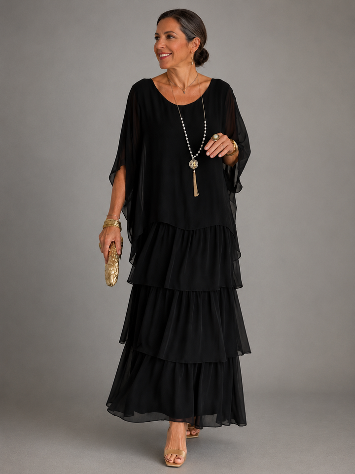 Luisa | Elegantes Fließendes Maxikleid