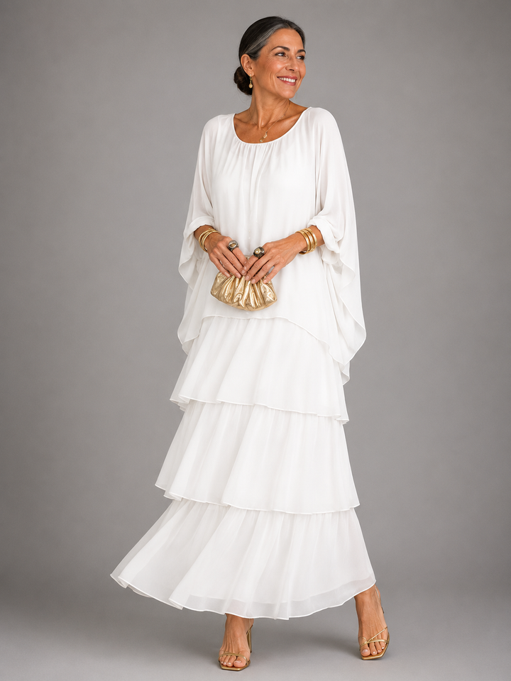 Luisa | Elegantes Fließendes Maxikleid