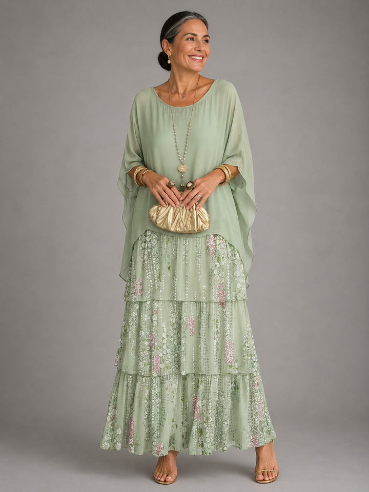 Luisa | Elegantes Fließendes Maxikleid