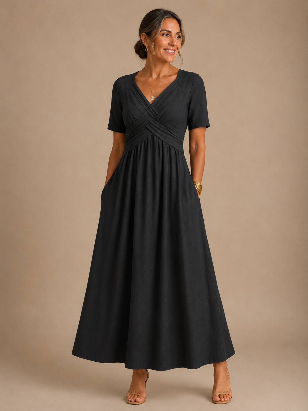 Angeli | Elegantes Midi-Kleid