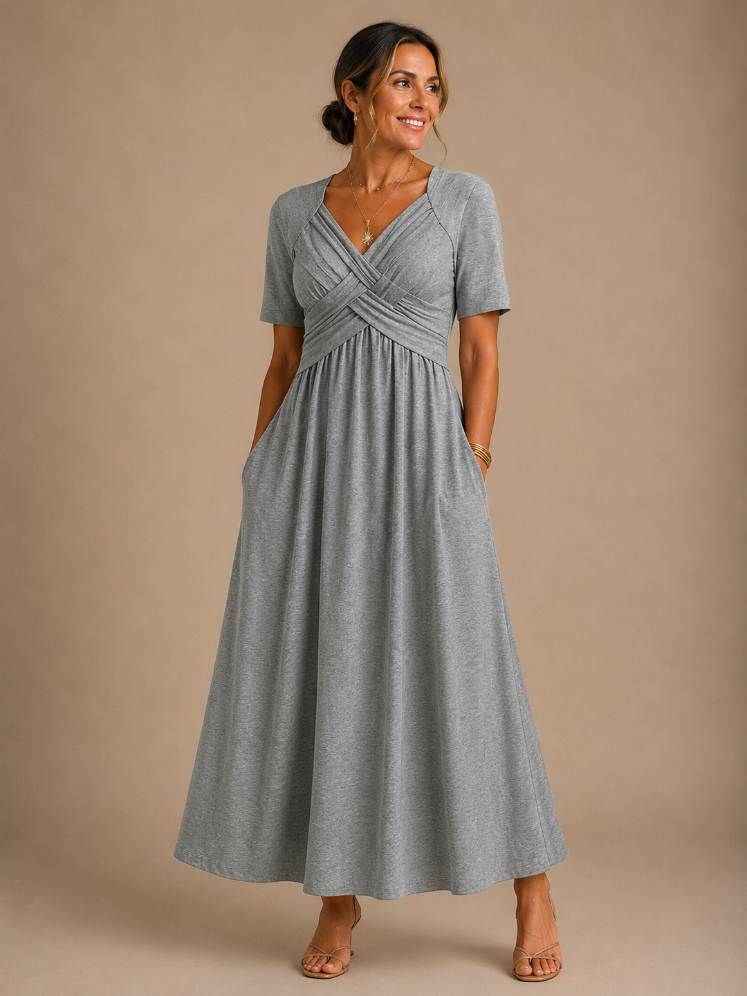 Angeli | Elegantes Midi-Kleid