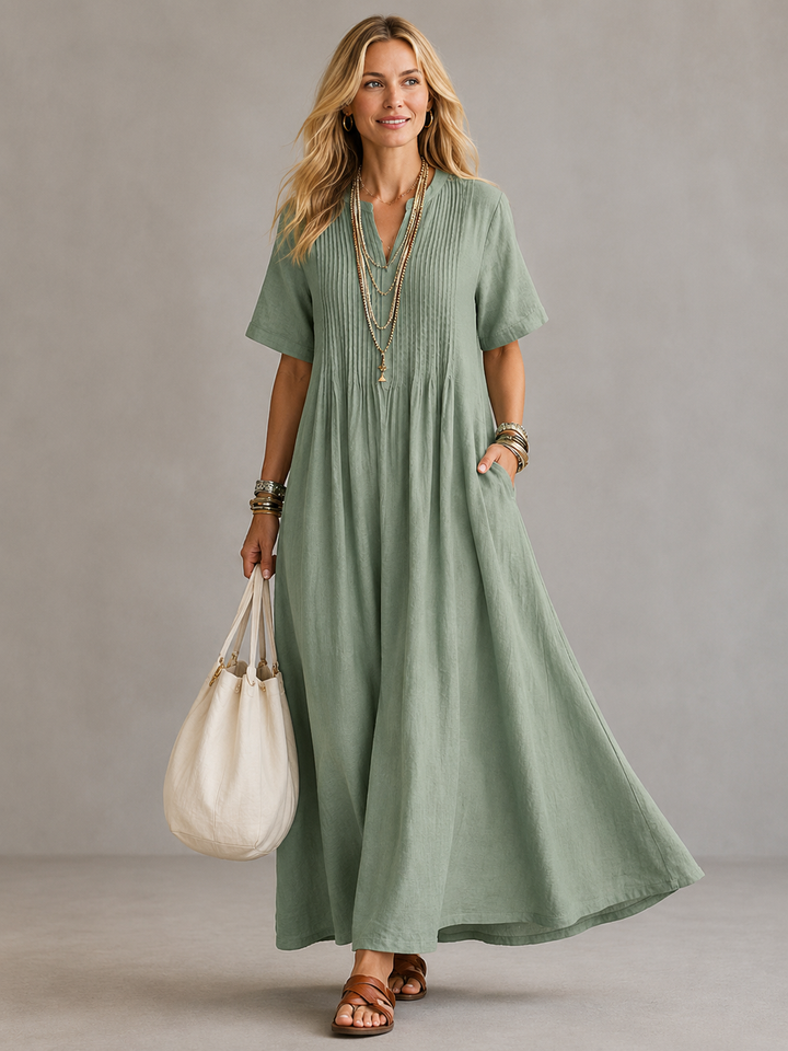 Nathalia | Plissiertes Kleid