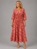 Althea | Bohemian Flow Midi Kleid