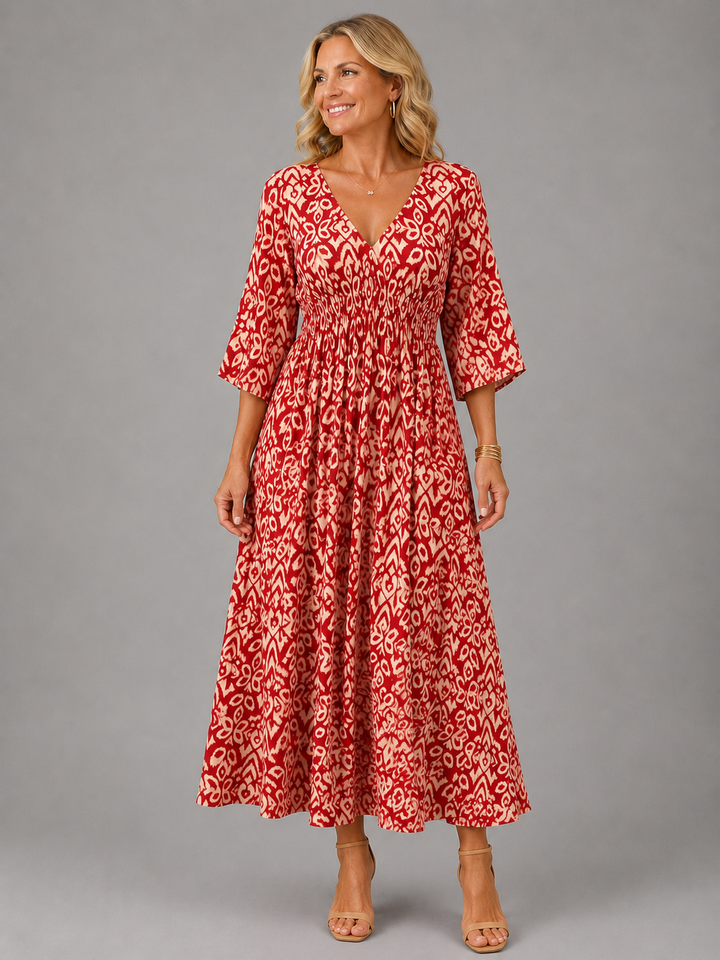 Althea | Bohemian Flow Midi Kleid