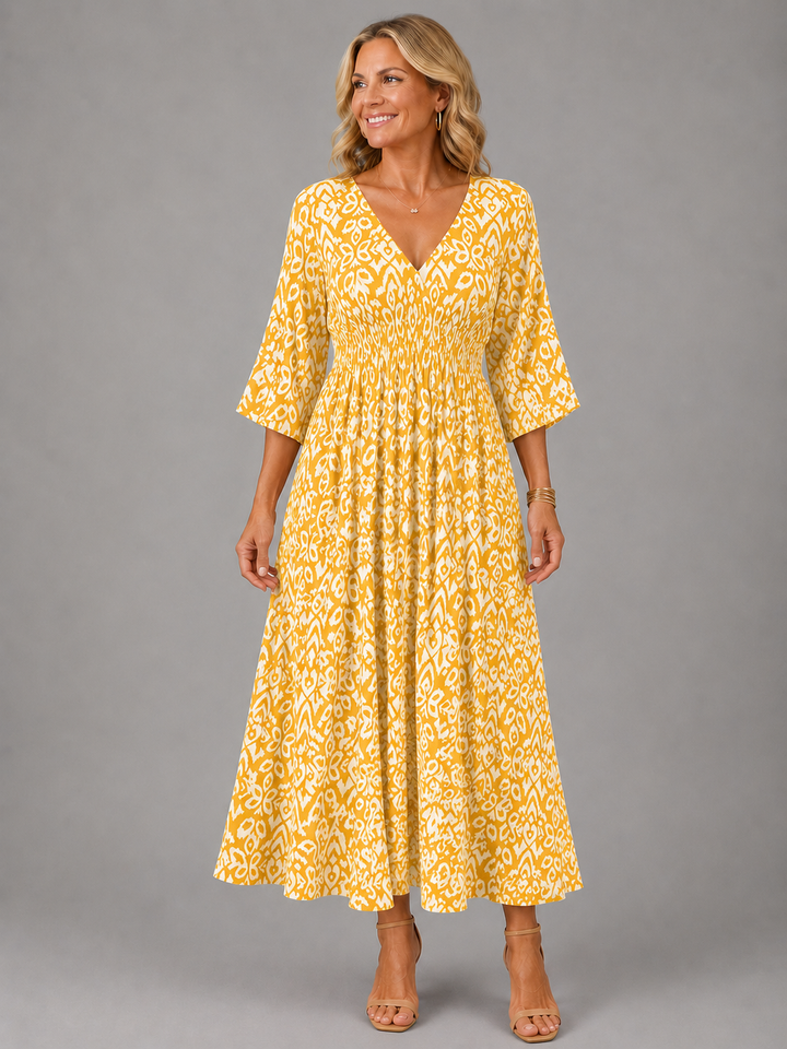 Althea | Bohemian Flow Midi Kleid