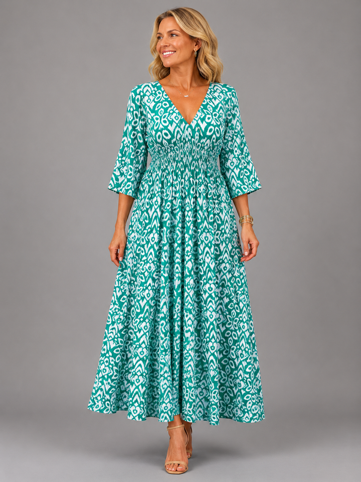 Althea | Bohemian Flow Midi Kleid