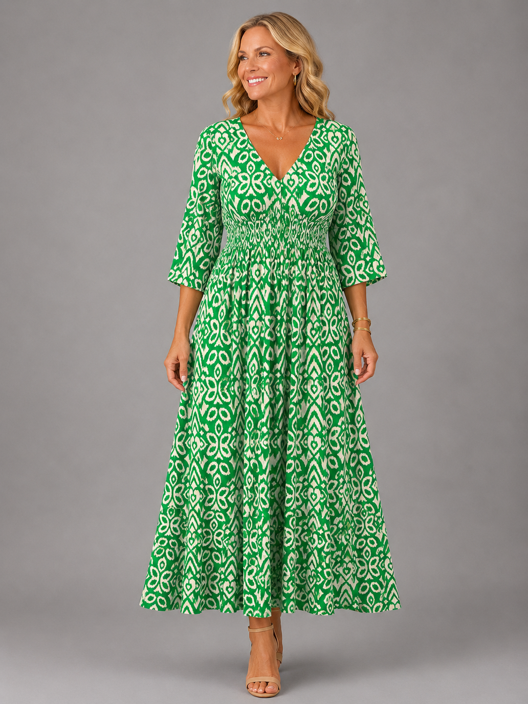 Althea | Bohemian Flow Midi Kleid