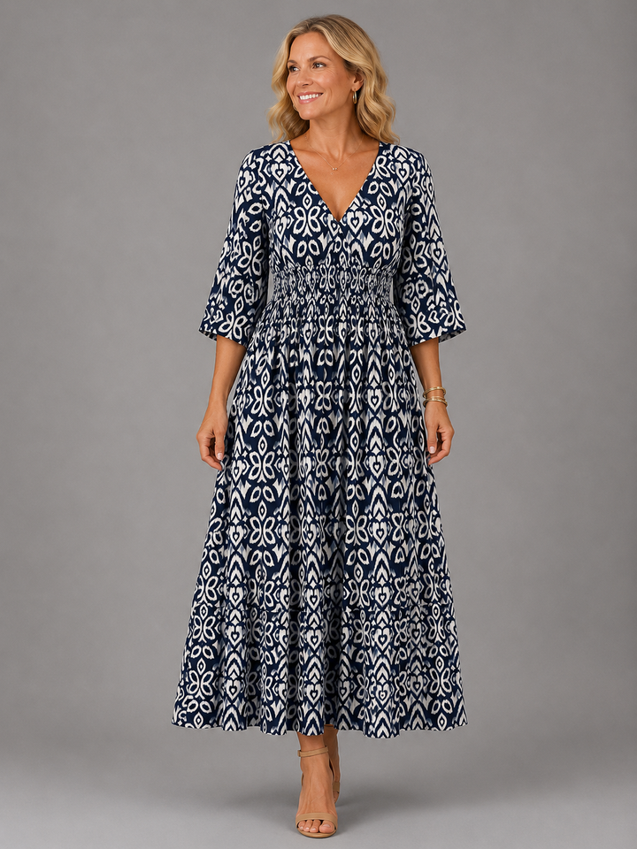 Althea | Bohemian Flow Midi Kleid
