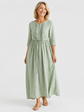 Karynthe | Elegantes Kleid für den frühen Frühling