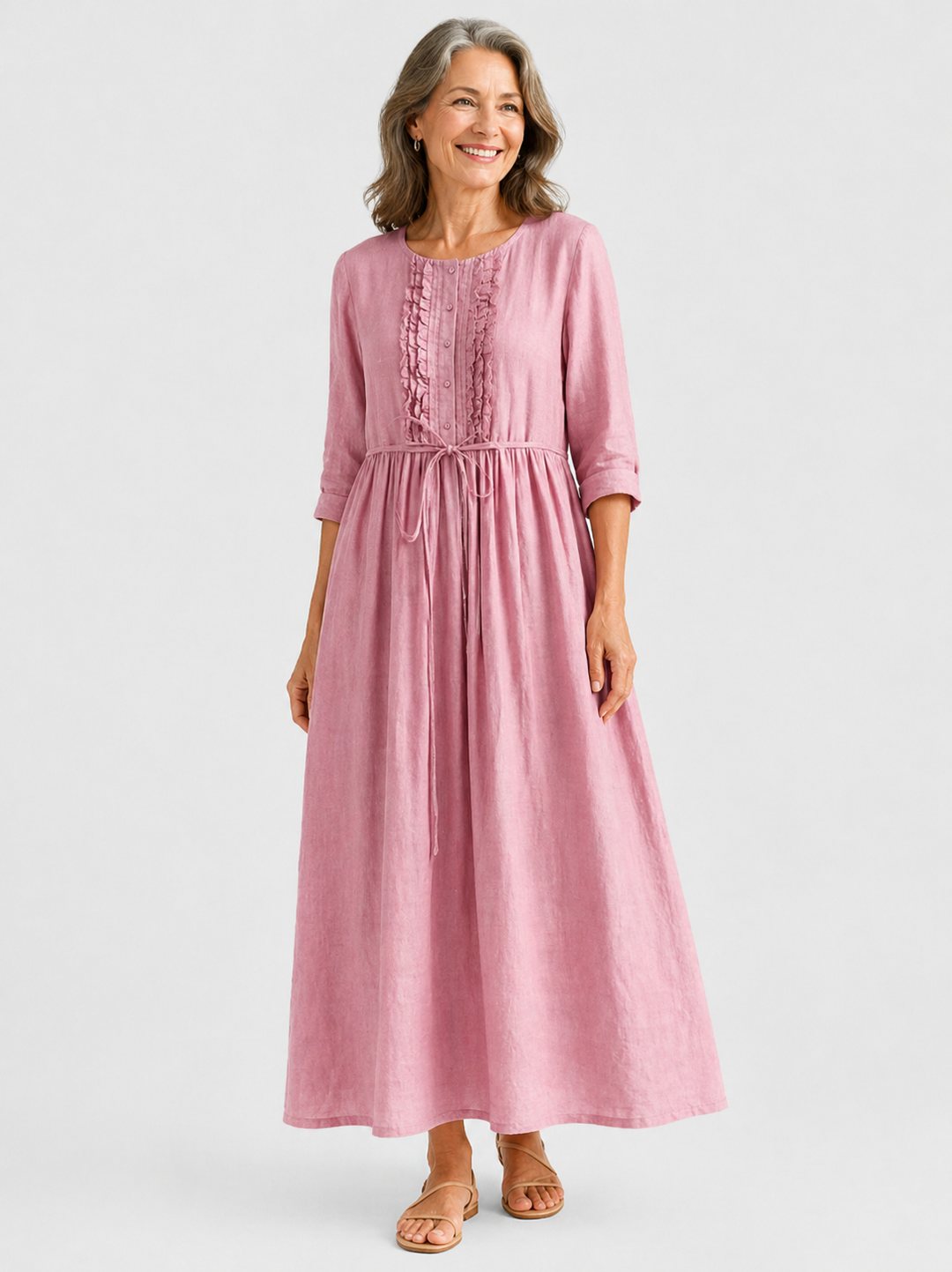 Karynthe | Elegantes Kleid für den frühen Frühling