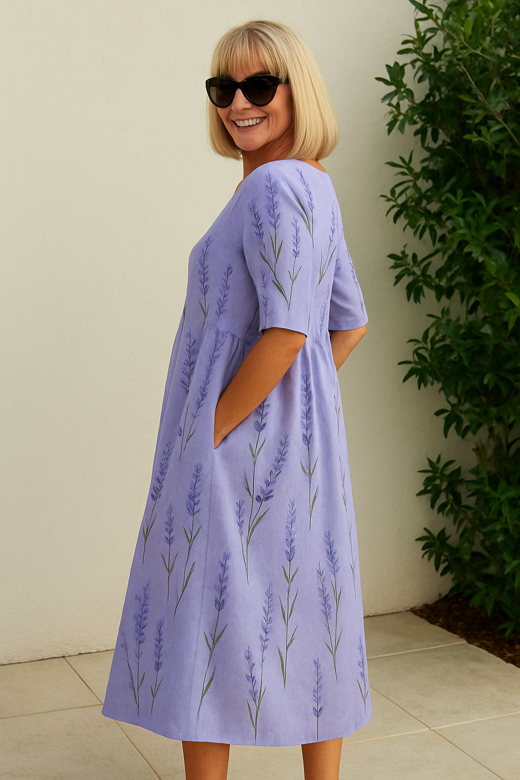 Martina | Entspanntes Midi-Kleid