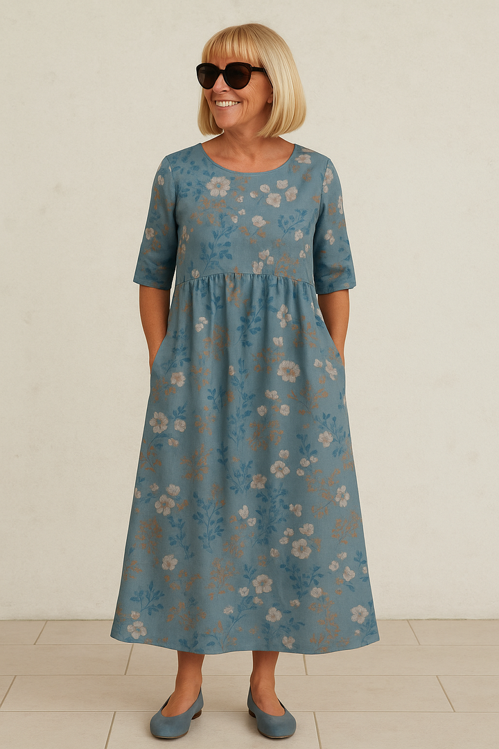 Martina | Entspanntes Midi-Kleid